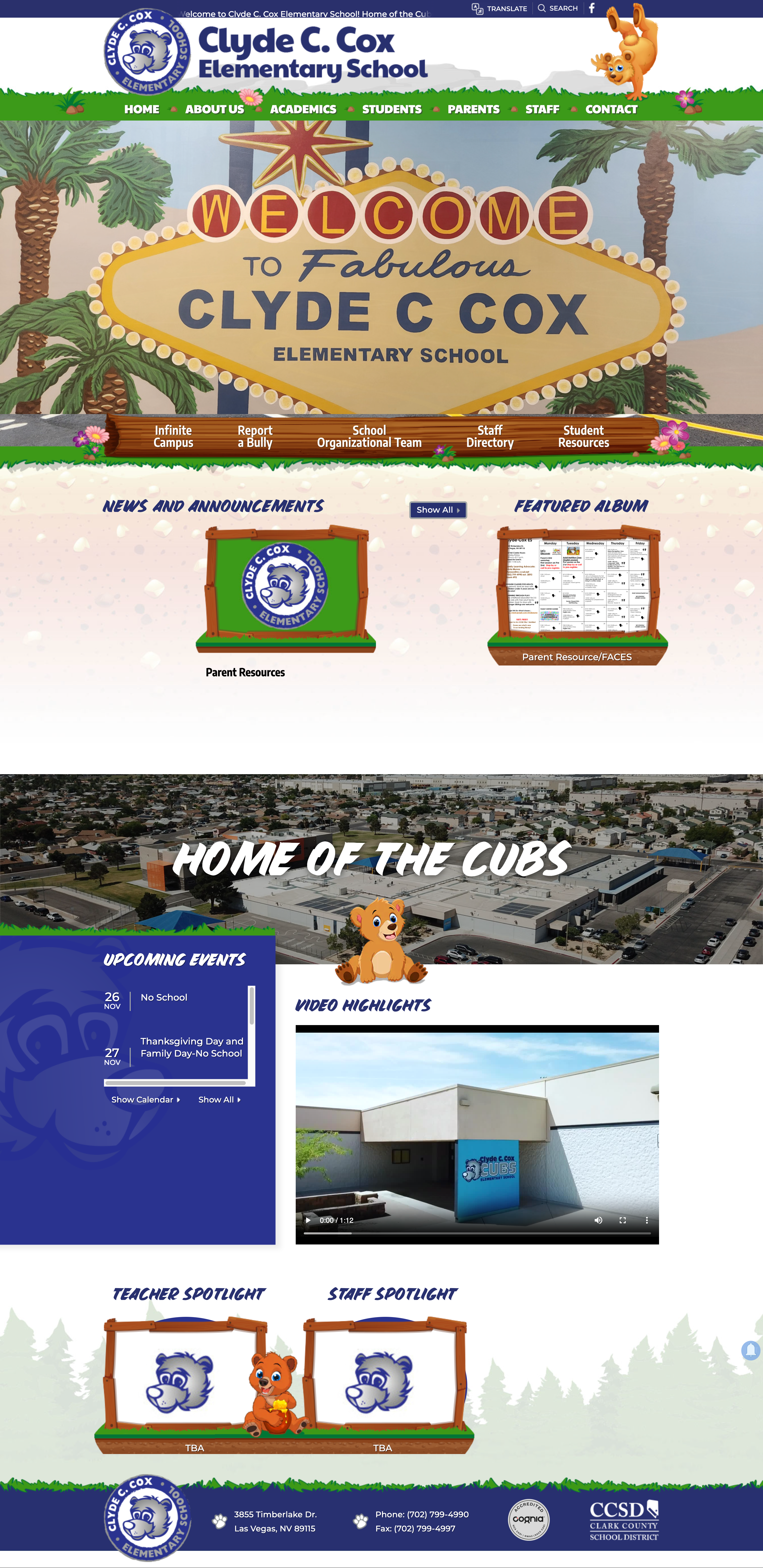 Clyde C. Cox Elementary School Full Preview