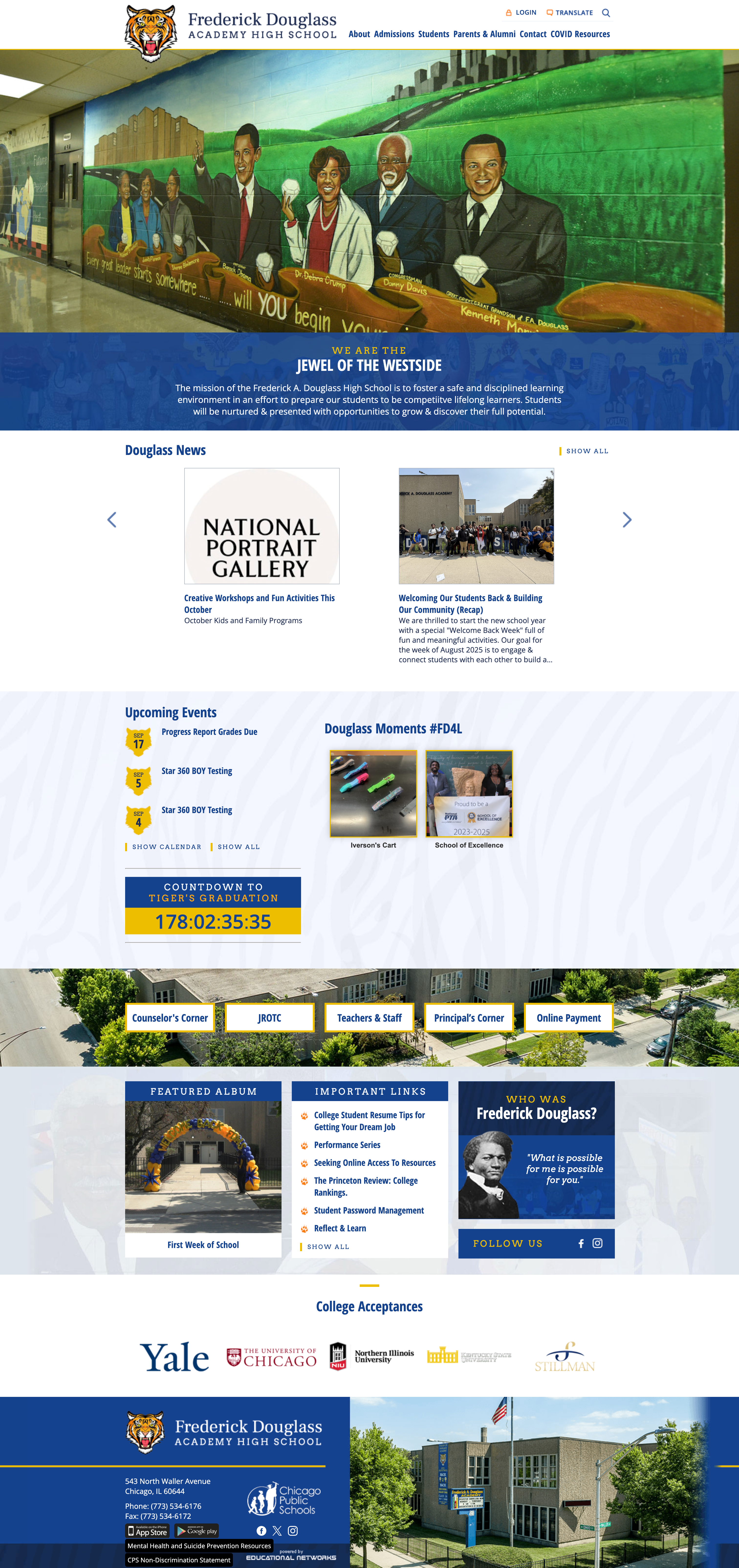 Frederick Douglass Academy High School Full Preview