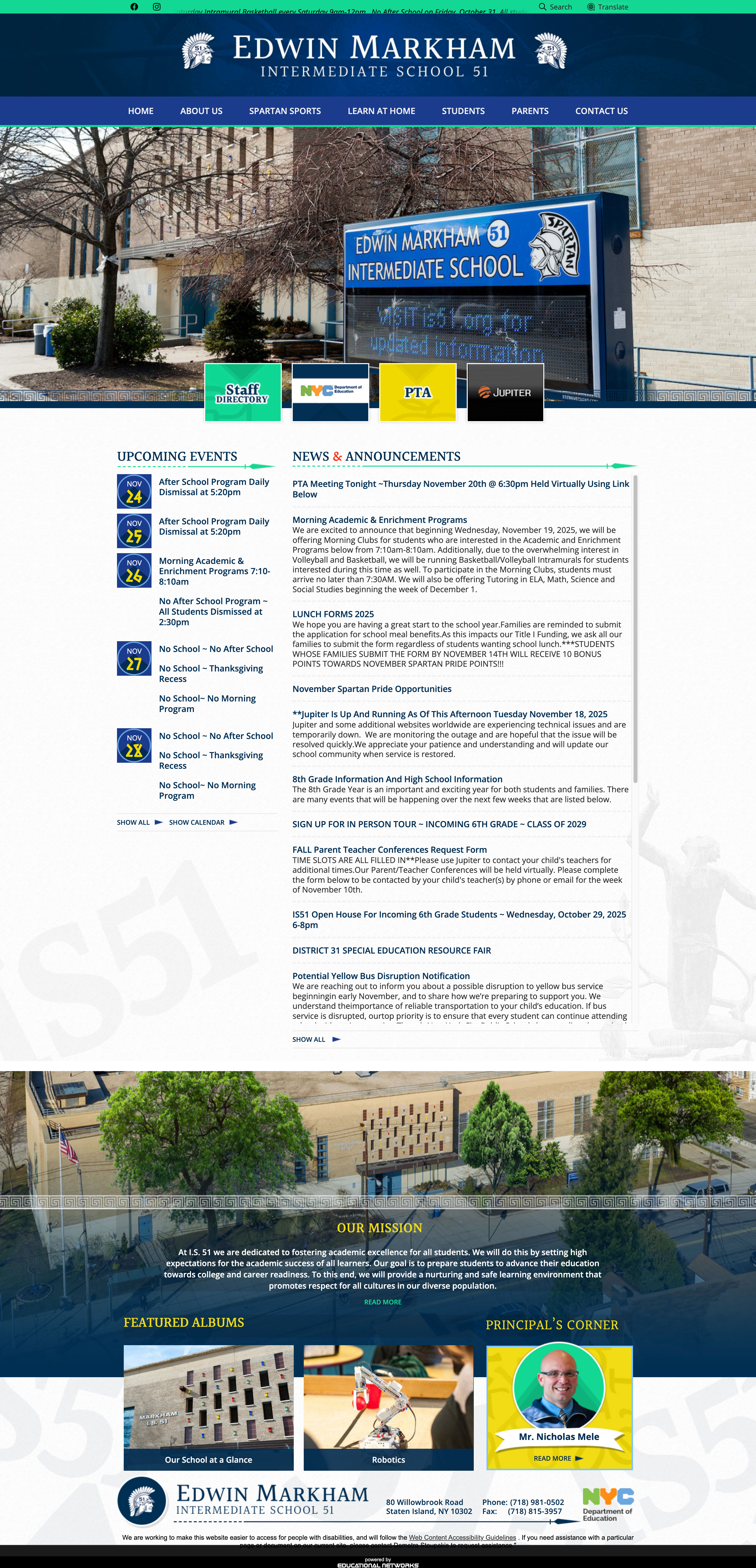 Edwin Markham Intermediate School 51 Full Preview