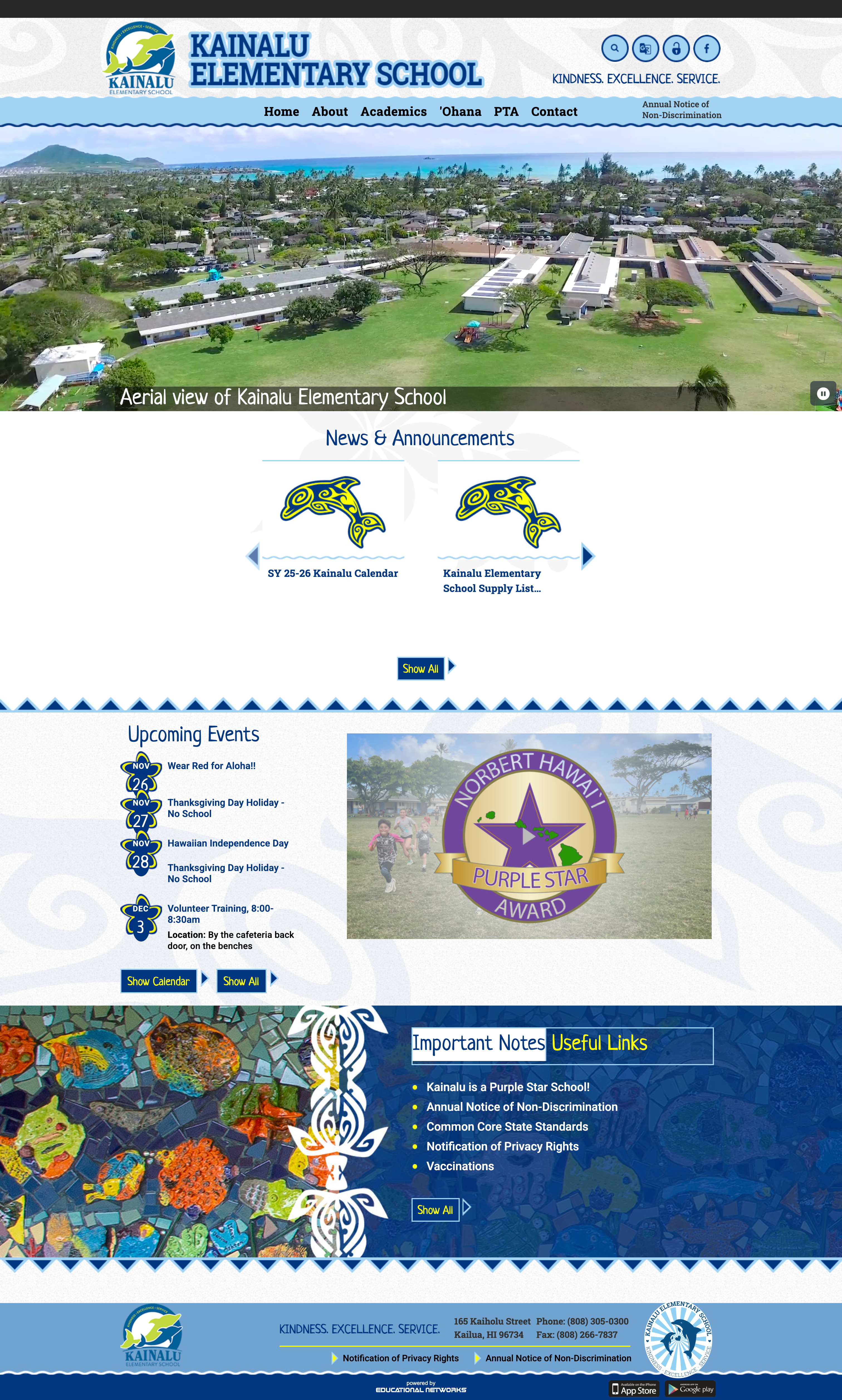 Kainalu Elementary School Full Preview